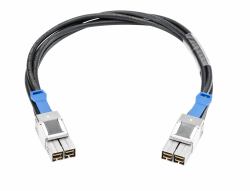 HPE Aruba Networking 3800/3810M 0.5m Stacking Cable 0,5 m Μαύρος [Μαύρο] 