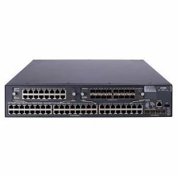 HPE A A5800-48G-PoE+ w/ 2 IS Διαχειρίσιμος L3 PoE τροφοδοτικού Μαύρος [Μαύρο] 