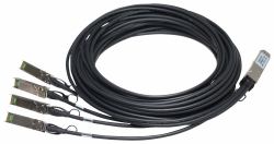 HPE Networking Comware X240 40G QSFP+ to 4x10G SFP+ 3m Direct Attach Copper Splitter Cable InfiniBand & Καλώδιο Οπτικών Ινών SFP+ Μαύρος [Μαύρο] 