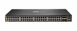HPE Aruba Networking CX 6300F 48-port 1GbE Class 4 PoE and 4-port SFP56 Switch Διαχειρίσιμος L3 Gigabit Ethernet [10/100/1000] PoE τροφοδοτικού 1U Γκρι 