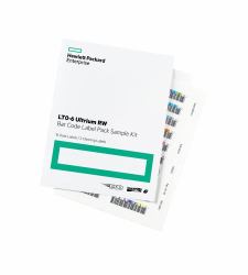 HPE LTO-6 Ultrium RW Bar Code Label Pack 1,26 cm 