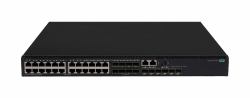 HPE S5T46A μεταγωγέας δικτύου Διαχειρίσιμος L3 Gigabit Ethernet [10/100/1000] 1U Μαύρος [Μαύρο], Γκρι 