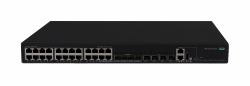 HPE Networking Comware Switch 24p 10M/100M/1G PoE+ 4p SFP 1G Combo 4p SFP+ 1G/10G 5150EI Διαχειρίσιμος L3 Gigabit Ethernet [10/100/1000] PoE τροφοδοτικού Μαύρος [Μαύρο] 