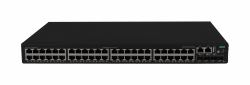 HPE Networking Comware Switch 48p 10M/100M/1G PoE+ 4p SFP+ 1G/10G 5150EI Διαχειρίσιμος L3 Gigabit Ethernet [10/100/1000] PoE τροφοδοτικού Μαύρος [Μαύρο] 