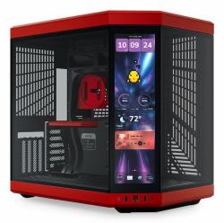 HYTE Y70 Touch Infinite Midi Tower Μαύρος [Μαύρο], Χρώμα κερασιού 