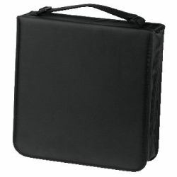 Hama CD Wallet Nylon 208, black 208 δίσκοι Μαύρος [Μαύρο] 