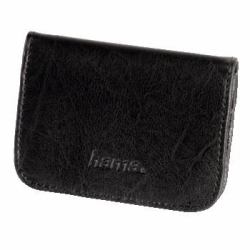 Hama Memory Card Case θήκη κάρτας μνήμης 4 καρτέλες Δερματίνη Μαύρος [Μαύρο] 
