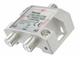 Hama 00205231 διαχωριστής καλωδίου ή συμπλέκτης Διαχωριστής καλωδίων Άργυρος 