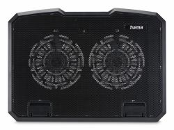 Hama Black Metal μαξιλάρι ψύξης φορητού υπολογιστή 39,6 cm [15.6"] Μαύρος [Μαύρο] 
