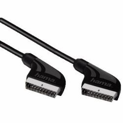 Hama Connecting Cable Scart Plug - Plug, 4 m καλώδιο SCART SCART [21-pin] Μαύρος [Μαύρο] 