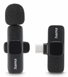 Hama Smart Wireless Μαύρος [Μαύρο] Μικρόφωνο Lavalier/Lapel 