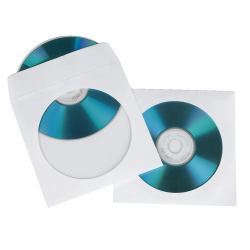 Hama CD Paper Sleeves, white, 100 pcs/Pack 1 δίσκοι Λευκός [Άσπρος] 