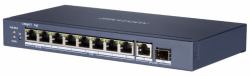 Hikvision DS-3E0510HP-E μεταγωγέας δικτύου Μη διαχειρίσιμος Gigabit Ethernet [10/100/1000] PoE τροφοδοτικού Μπλε 