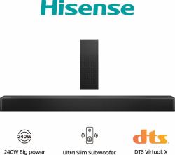Hisense HS2100 Μαύρος [Μαύρο] 2.1 κανάλια 240 W 