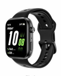 Honor InfoWear Watch 2i 4,7 cm [1.85"] AMOLED 49.7 mm Ψηφιακός 390 x 450 εικονοστοιχεία Οθόνη αφής Μαύρος [Μαύρο] 