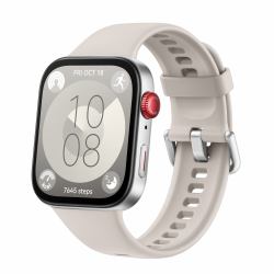 Huawei WATCH Fit 3 4,62 cm [1.82"] AMOLED 43.2 mm Ψηφιακός 408 x 480 εικονοστοιχεία Οθόνη αφής Άργυρος Wi-Fi GPS 