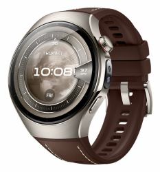 Huawei WATCH 5 3,51 cm [1.38"] AMOLED 46 mm Ψηφιακός 466 x 466 εικονοστοιχεία Οθόνη αφής Άργυρος GPS 