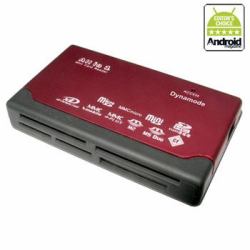 Hypertec EXT-103C-WHY συσκευή ανάγνωσης καρτών USB 2.0 Μαύρος [Μαύρο], Κόκκινο 