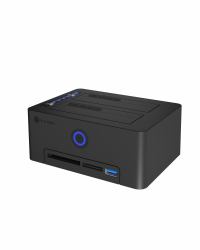 ICY BOX IB-1233CL-CR USB 3.2 Gen 1 [3.1 Gen 1] Type-A Μαύρος [Μαύρο] 