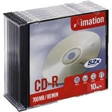 Imation 73000023082 κενό CD CD-R 700 MB 52x 10 τεμάχια 