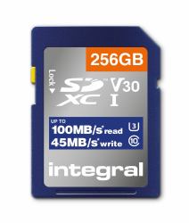 Integral INSDX256G-100V30 κάρτα μνήμης 256 GB SD UHS-I 