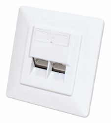Intellinet 771917 ρευματοδότης 2 x RJ-45 Λευκός [Άσπρος] 