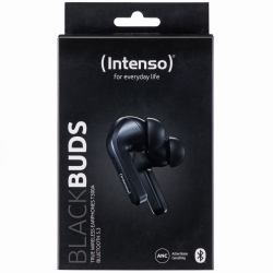 Intenso Black Buds T300A Ακουστικά True Wireless Stereo [TWS] Στο εσωτερικό του αυτιού Κλήσεις/Μουσική/Αθλητισμός/Καθημερινά USB Type-C Bluetooth Μαύρος [Μαύρο] 