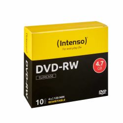 Intenso DVD-RW 4.7GB, 4x 4,7 GB 10 τεμάχια 