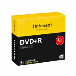 Intenso DVD+R 8.5GB, DL, 8x 8,5 GB DVD+R DL 5 τεμάχια 