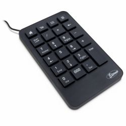 Inter-Tech KB-120 αριθμητικό πληκτρολόγιο Παγκόσμιος USB Μαύρος [Μαύρο] 
