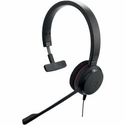 Jabra Evolve 20 Ακουστικά Καλωδιωμένος [Ενσύρματος] Head-band Γραφείο/Τηλεφωνικό κέντρο USB Τύπου-A Μαύρος [Μαύρο] 