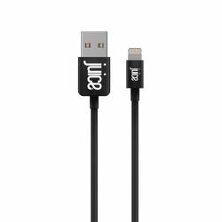 Juice JUI-CABLE-LIGHT-2M-RND-BLK καλώδιο Lightning Μαύρος [Μαύρο] 