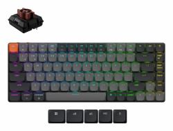 Keychron K3 πληκτρολόγιο Παγκόσμιος USB + Bluetooth QWERTY Αγγλικά Ηνωμένου Βασιλείου Γκρι  - Έκδοση UK