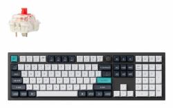 Keychron Q6 Max πληκτρολόγιο Παγκόσμιος USB + RF Wireless + Bluetooth QWERTY Αγγλικά Ηνωμένου Βασιλείου Μαύρος [Μαύρο], Λευκός [Άσπρος]  - Έκδοση UK