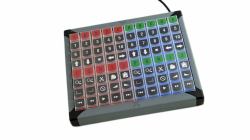 Keytools P&I Engineering XK-80 πληκτρολόγιο USB Μαύρος [Μαύρο], Γκρι 