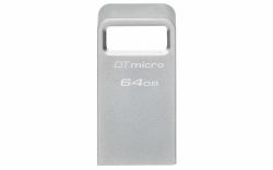 Kingston Technology DataTraveler Micro μονάδα USB flash 64 GB USB Τύπου-A 3.2 Gen 1 [3.1 Gen 1] Άργυρος 