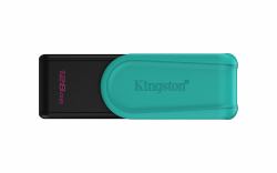 Kingston Technology DataTraveler Exodia S μονάδα USB flash 128 GB USB Τύπου-A 3.2 Gen 1 [3.1 Gen 1] Μαύρος [Μαύρο], Τυρκουάζ 
