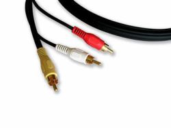 Kramer Electronics 3xRCA M/M, 7.6m σύνθετο καλώδιο βίντεο 7,6 m RCA Μαύρος [Μαύρο] 