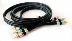 Kramer Electronics 3 RCA, 10.7m [YPbPr] καλώδιο συνιστωσών βίντεο 10,7 m Μαύρος [Μαύρο] 