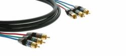 Kramer Electronics Component Cable 1.8m [YPbPr] καλώδιο συνιστωσών βίντεο 1,8 m 3 x RCA Μαύρος [Μαύρο] 