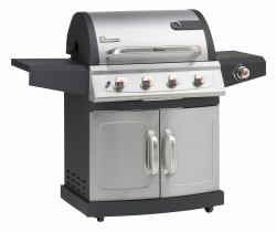 LANDMANN Miton PTS 4.1 Grill Γκάζι [Αέριο] Καλάθι Μαύρος [Μαύρο], Άργυρος 