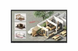 LG CreateBoard Standard Διαδραστικός Πίνακας 2,18 m [86"] 3840 x 2160 εικονοστοιχεία Οθόνη αφής Μαύρος [Μαύρο] 