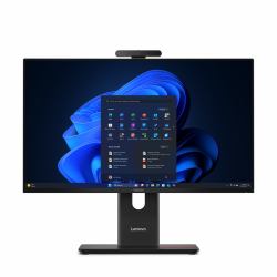 Lenovo ThinkCentre M70a Gen 6 Intel Core Ultra 5 235T 60,5 cm [23.8"] 1920 x 1080 εικονοστοιχεία All-in-One PC 16 GB DDR5-SDRAM 512 GB SSD Windows 11 Pro Wi-Fi 6E [802.11ax] Μαύρος [Μαύρο]  - Γερμανική έκδοση
