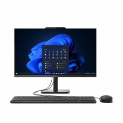 Lenovo V100 Intel® Core™ i3 i3-N305 60,5 cm [23.8"] 1920 x 1080 εικονοστοιχεία All-in-One PC 8 GB DDR4-SDRAM 256 GB SSD Windows 11 Pro Wi-Fi 6 [802.11ax] Μαύρος [Μαύρο]  - Έκδοση UK