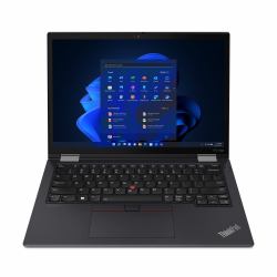 Lenovo ThinkPad X13 Yoga Gen 3 Intel® Core™ i7 i7-1255U Υβριδικό [2-σε-1] 33,8 cm [13.3"] Οθόνη αφής WUXGA 16 GB LPDDR4x-SDRAM 512 GB SSD Wi-Fi 6E [802.11ax] Windows 11 Pro Αγγλικά Ηνωμένου Βασιλείου Μαύρος [Μαύρο]  - Έκδοση UK