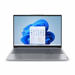 Lenovo ThinkBook 16 G7 ARP AMD Ryzen™ 5 7535HS Laptop 40,6 cm [16"] WUXGA 32 GB DDR5-SDRAM 512 GB SSD Wi-Fi 6E [802.11ax] Windows 11 Pro Γερμανικός Γκρι  - Γερμανική έκδοση