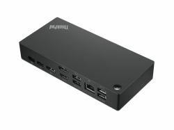 Lenovo ThinkPad Universal USB-C Καλωδιωμένος [Ενσύρματος] USB 3.2 Gen 1 [3.1 Gen 1] Type-C Μαύρος [Μαύρο] 