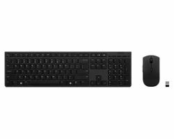 Lenovo 4X31K03967 πληκτρολόγιο Συμπεριλαμβάνεται ποντίκι Γραφείο RF Wireless + Bluetooth QWERTY Αγγλικά Ηνωμένου Βασιλείου Γκρι  - Έκδοση UK