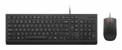 Lenovo 4X31R64409 πληκτρολόγιο Συμπεριλαμβάνεται ποντίκι Παγκόσμιος USB Δανέζικος Μαύρος [Μαύρο]  - ξένη έκδοση