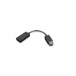 Lenovo 4X90R61023 προσαρμογέας καλωδίου βίντεο 0,225 m DisplayPort HDMI Τύπος A [Standard] Μαύρος [Μαύρο] 